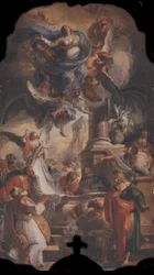 Altar mayor: Asunción de María